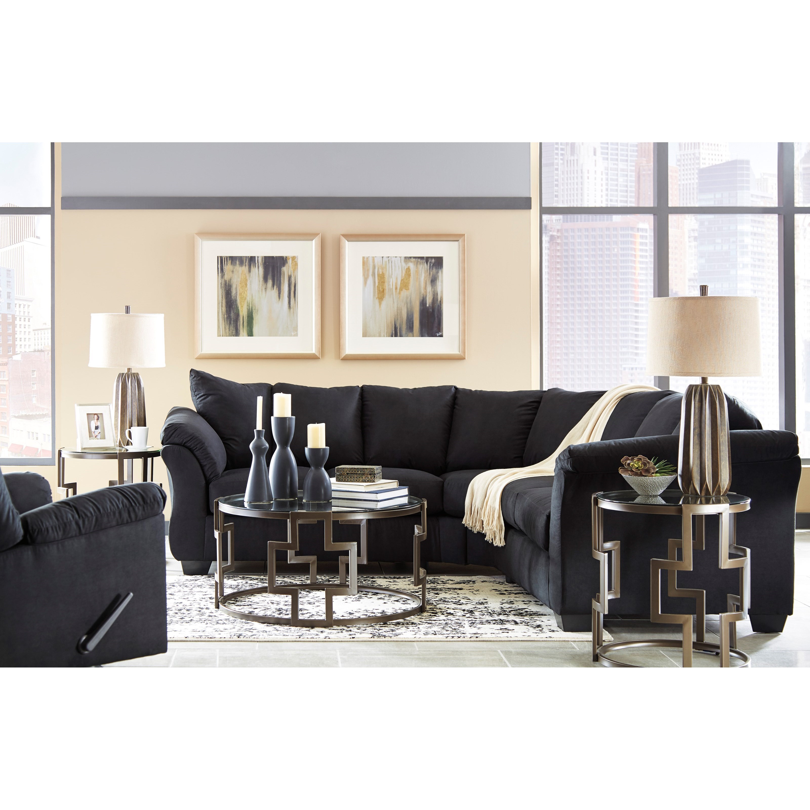Ashley Signature Design Darcy 7500825 Rocker Recliner Rooms and Rest Recliner Three Way